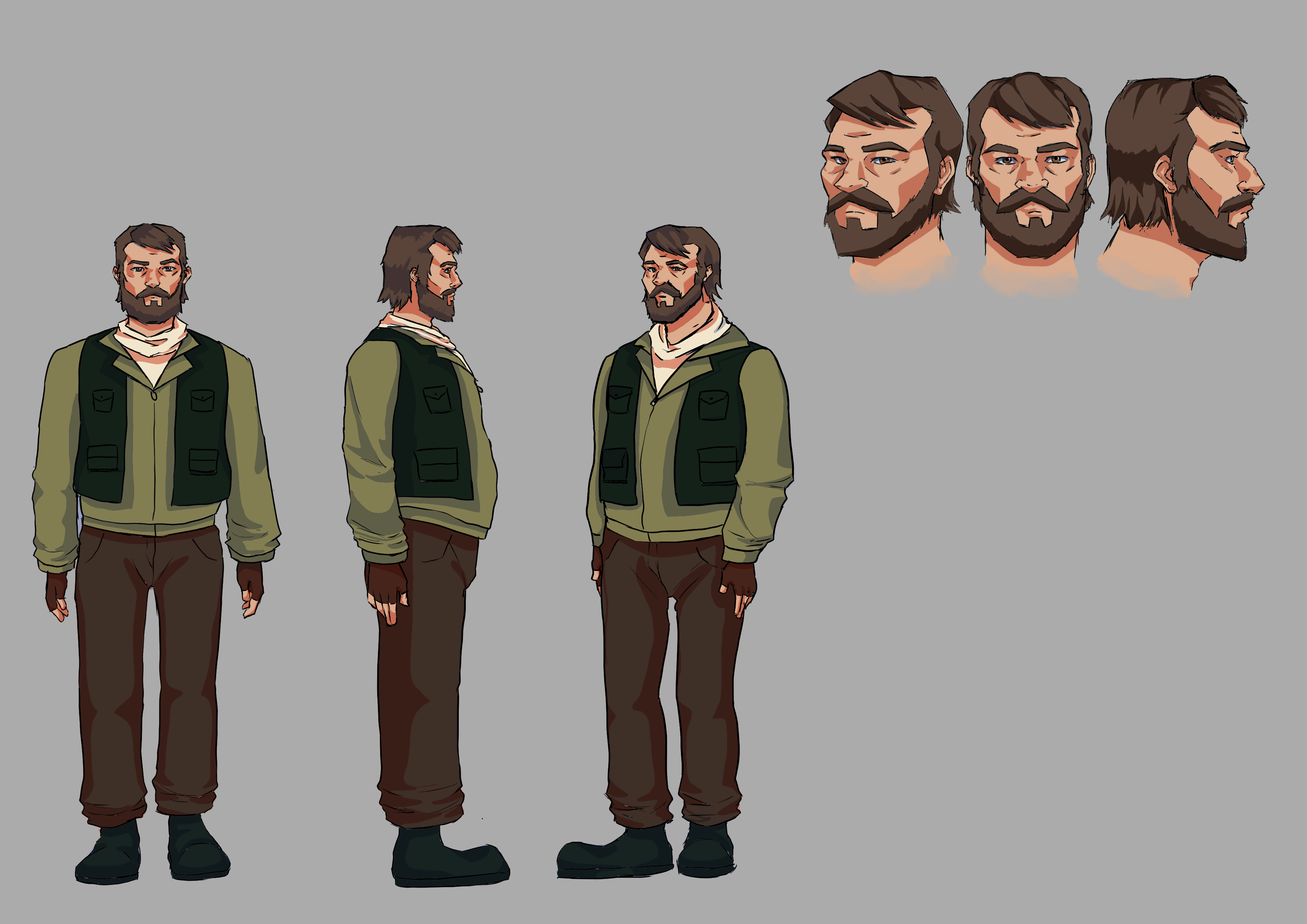 Final character Design of Protagonist