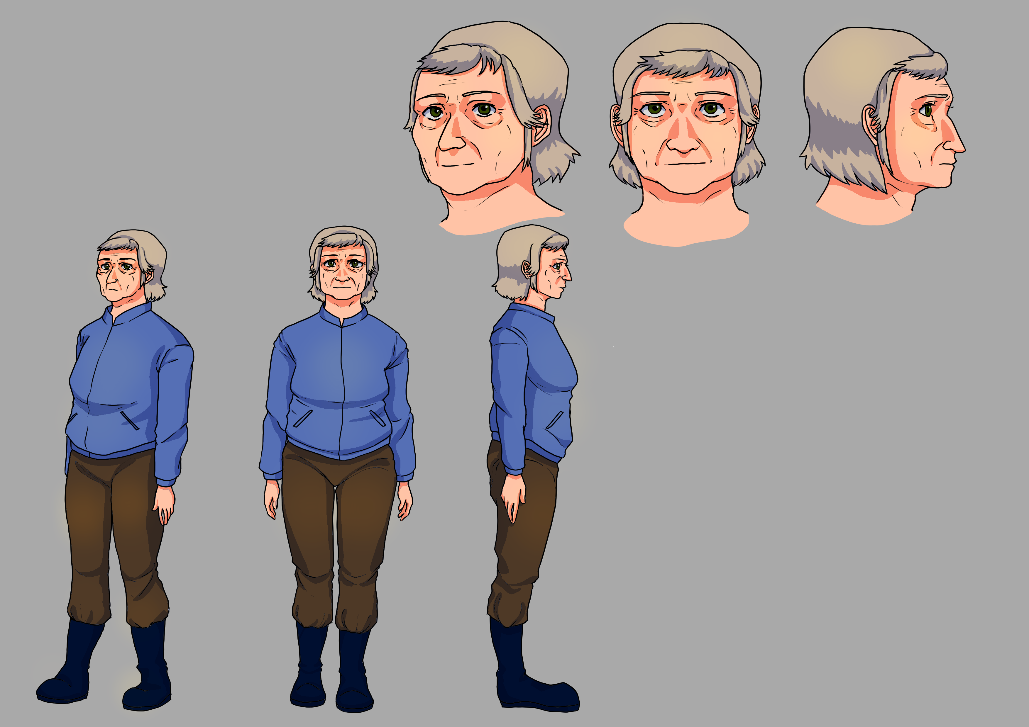 Character design of Luis' Mother.