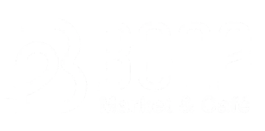 Bona market and cafe logotype