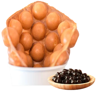 Brown Sugar Boba bubble waffle