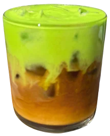 pandan coconut latte 