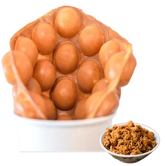 Pork Floss bubble waffle