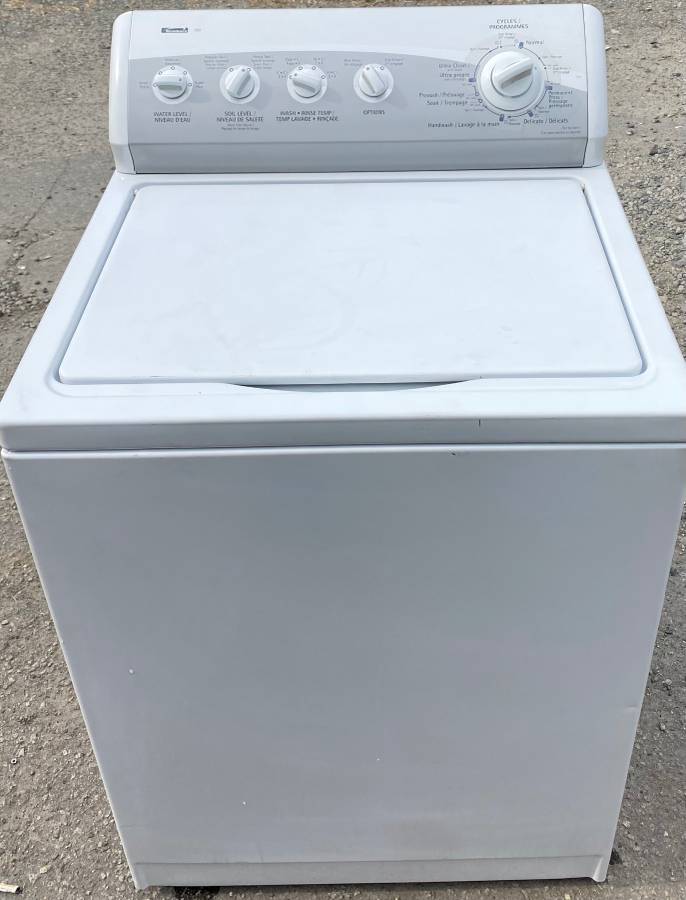 27” W Heavy Duty Design Top Load Kenmore Washer
